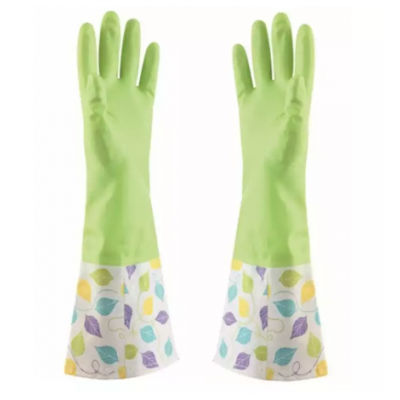 Kitchen Dish Washing And Cleaning Gloves With Sleeve